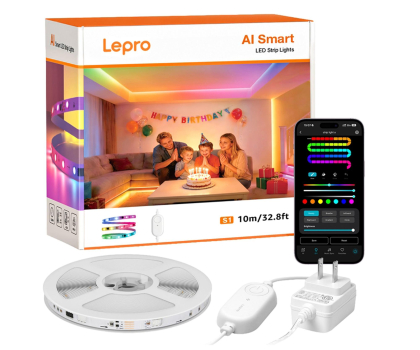 Inteligentne oświetlenie Lepro Taśma LED S1 10m Wi-Fi Bluetooth RGBIC